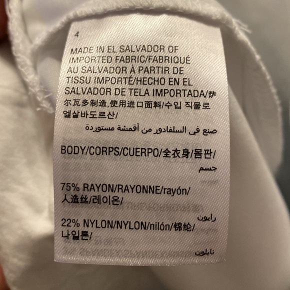 Charter Club white skort size 4 - Picture 6 of 6